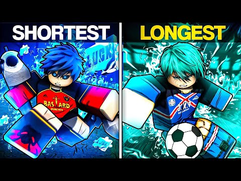 Видео: От самых коротких до самых дальних ударов в Blue Lock Rivals (обновление Nel Rin)