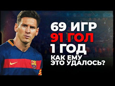Видео: Уникальный сезон Месси, который изменил ФУТБОЛ!