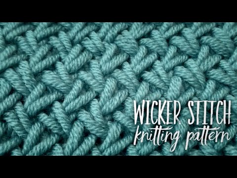 Видео: РОСКОШНЫЙ ПЛЕТЕНЫЙ УЗОР СПИЦАМИ / WICKER STITCH KNITTING PATTERN