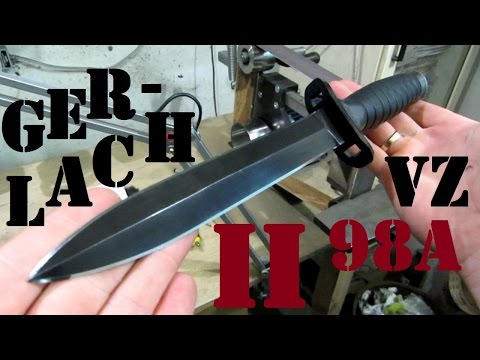 Видео: Нож GERLACH WZ98A правка клинка и заточка