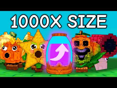 Видео: Использование зелья гигантского размера на каждом секретном растении