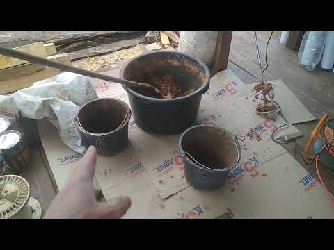 Видео: Утепление потолка в бане, над парной и мойкой глиной с опилками, пропорции