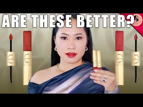 Видео: Лучше, чем в прошлом году? | Жидкая помада Rouge Dior Sequin Liquid Lip Duo и румяна Backstage Ro...