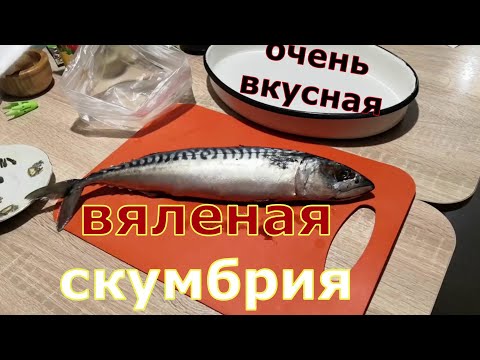 Видео: Скумбрия вяленая