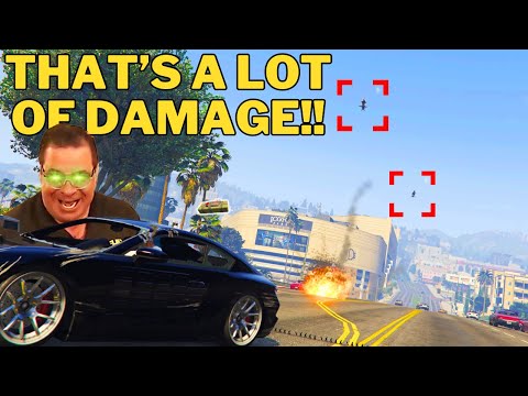 Видео: Встреча и победа над грязными игроками в GTA Online