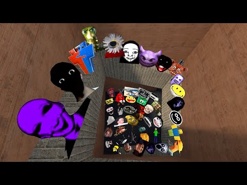 Видео: Семья Никоса Некстбота Преследуйте меня в лабиринте Garry's Mod