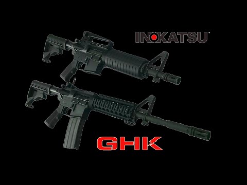 Видео: GHK vs INOKATSU GBBR реплика M4A1