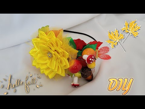 Видео: МК "Осенний ободок" /  #autumn #youtube