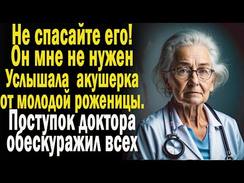 Видео: Пожилая акушерка склонилась над ребенком и вдруг услышала вопль за спиной: "Не надо его спасать!
