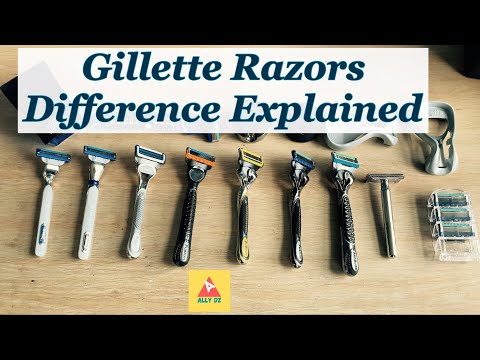 Видео: Бритвы Gillette — типы кассет Gillette / Различия в бритвах (4K) #gillette @gillette