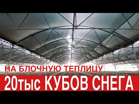 Видео: КАК СПАСАЛИ ТЕПЛИЦУ ОТ СНЕГА