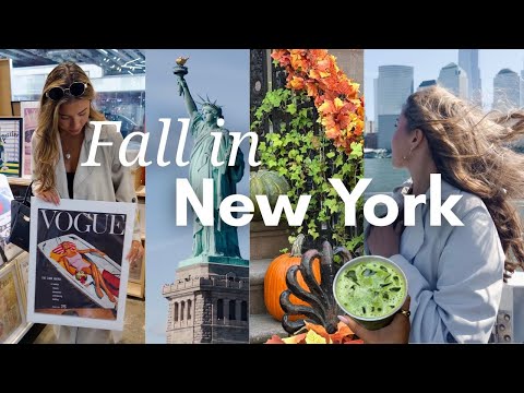 Видео: Октябрь в Нью-Йорке видеоблог | исследование города, вкусная еда, обеды рядом с Викторией Бекхэм!?