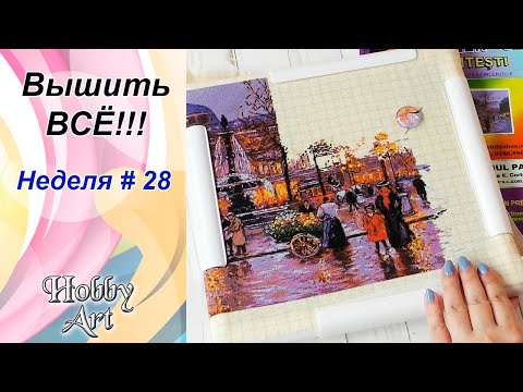 Видео: Вышить ВСЁ / Неделя 28