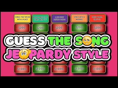Видео: Угадай песню! Музыкальная викторина Jeopardy | Музыкальная викторина | Quiz Burst