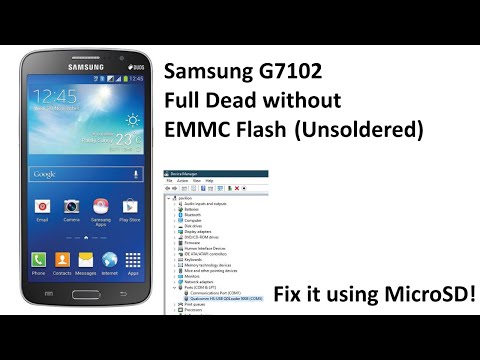 Видео: Без eMMC, но с Android! / Samsung Galaxy Grand 2 (G7102) Boots Android without eMMC