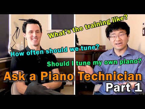 Видео: Как стать мастером по настройке фортепиано, как часто следует настраивать фортепиано и т. д.: соб...