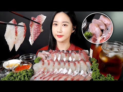 Видео: MUKBANG Сашими из Кефали COOKING & EATING MUKBANG | ASMR |