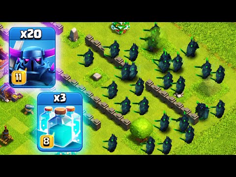 Видео: 20 П.Е.К.К.А НА ТХ16 ! ЭТО ПРОСТО ЖЕСТКИЙ РАЗНОС СОПЕРНИКОВ ! #КРАХ ! CLASH OF CLANS