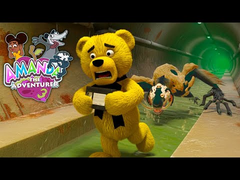 Видео: Аманда 3 ВЫШЛА! Сбежал от Монстра в Канализации 😱 Amanda the Adventurer 3