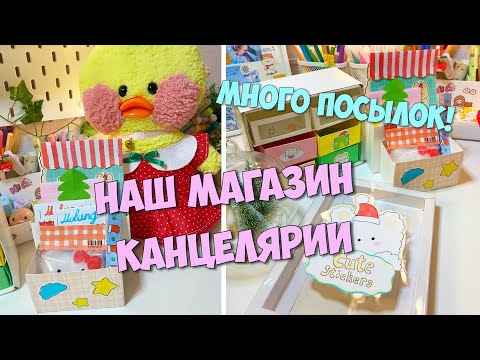 Видео: ОТКРЫВАЕМ С МИЛКОЙ ПОСЫЛКИ С КАНЦЕЛЯРИЕЙ! Ксюша и Милка - подготовка к Новому году!