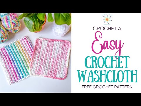 Видео: ПРОСТОЙ узор для начинающих, связанный тунисским крючком, мочалка + советы #tunisiancrochet