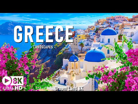 Видео: ГРЕЦИЯ 8K UHD — успокаивающая музыка и красивое видео природы — видео 4K Ultra HD