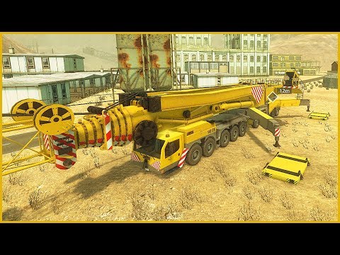 Видео: GIANT MACHINES 2017 - САМЫЙ ОГРОМНЫЙ КРАН НА КОЛЁСАХ!
