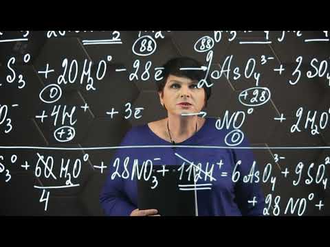 Видео: Составление ур-й окислительно-восст. реакций методом ионно-электронного баланса. 2ч. 10 класс.