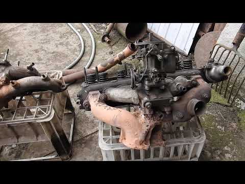 Видео: 402 двигатель и выпускной коллектор. некоторые моменты.
