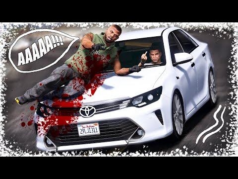 Видео: Псих Джоннидің тайотасын ұрлады! (GTA V)