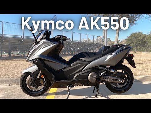 Видео: Kymco AK550: ЭТО роскошный скутер