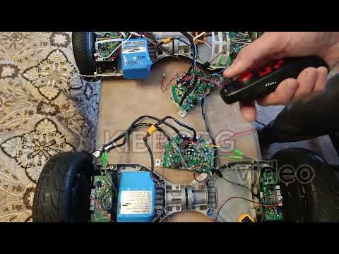 Видео: №85 Прошивка платы гироскутера для радиоуправляемой грузовой платформы 4WD. Демо к заказу для А.