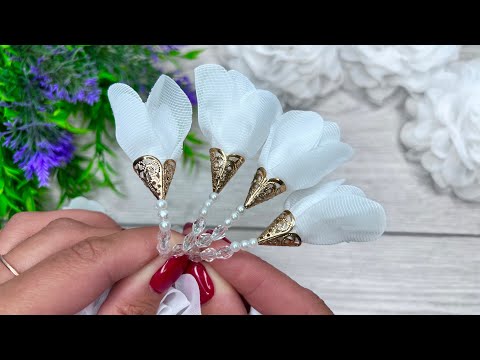 Видео: Взяла ОДИН МЕТР ленты и СДЕЛАЛА Большие Пышные банты. Их СДЕЛАЕТ даже Ребенок