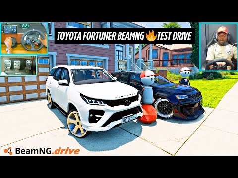 Видео: Тест Toyota Fortuner BeamNG Mod | Реалистичное управление внедорожником и вождение по бездорожью ...