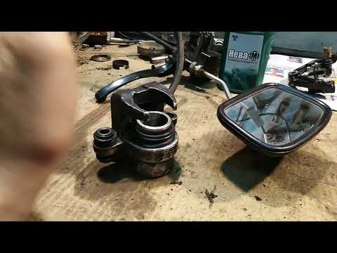 Видео: Гидравлический передний тормоз Иж Орион на Иж планета 5. Работает!