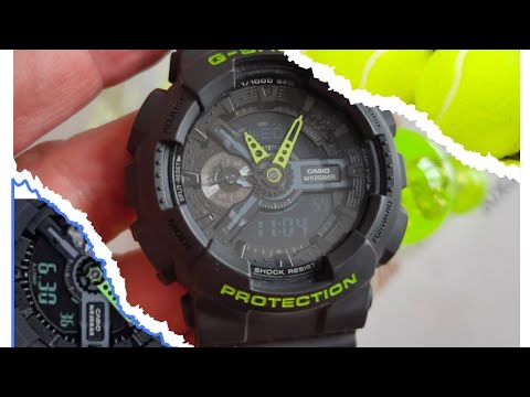Видео: Настройка времени Casio G-Shock GA-110 (GA-100) Setting the time