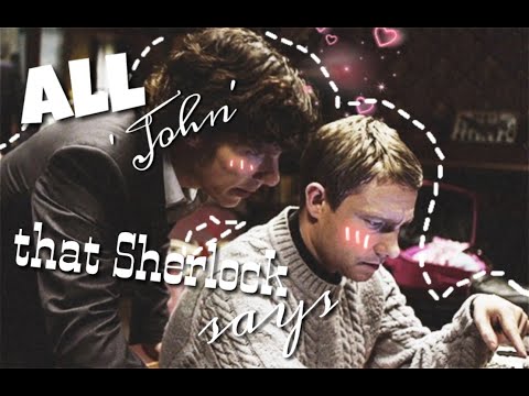 Видео: Sherlock says John | JohnLock | Шерлок говорит Джон | Джонлок
