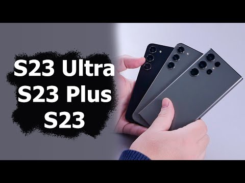 Видео: Сравнение Samsung Galaxy S23, S23 Plus и S23 Ultra