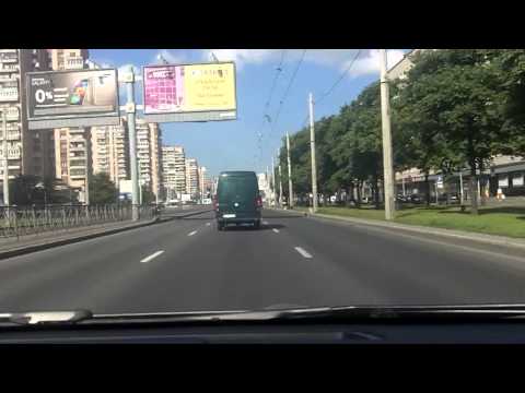 Видео: Колпино - Петергоф / Kolpino - Petergof 22/07/2014 (timelapse 4x)