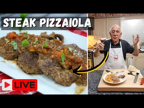 Видео: Стейк Пиццайола от Паскуале Шараппы #Live