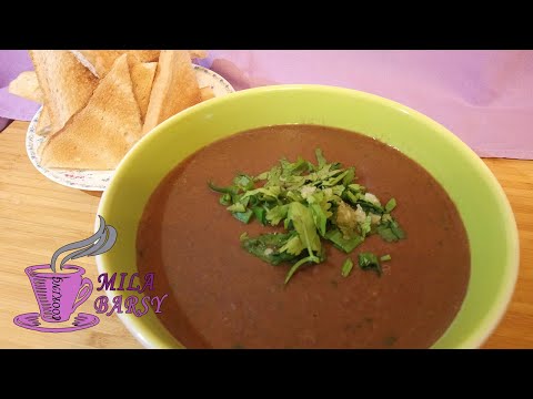 Видео: КРЕМ СУП ИЗ КРАСНОЙ ФАСОЛИ с чесночным соусом | Очень просто и вкусно
