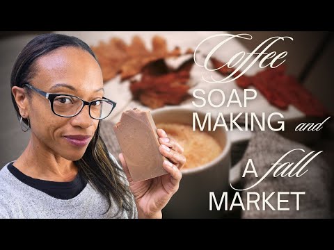 Видео: Как я делаю кофейное мыло | Натуральное отшелушивающее мыло + Осенние тенденции рынка #мыловарени...