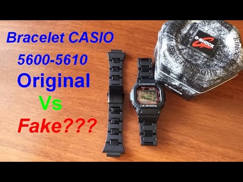 Видео: Комбинированный браслет для Casio G-Shock GW-M5610-1ER