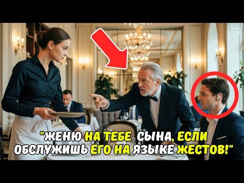 Видео: «Обслужи МОЕГО СЫНА на языке жестов — и выйдешь за него ЗАМУЖ!» — насмехался МИЛЛИОНЕР… И остолбенел