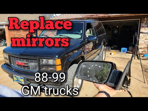 Видео: Замена бокового зеркала GMC Chevy 1988-1999 гг.