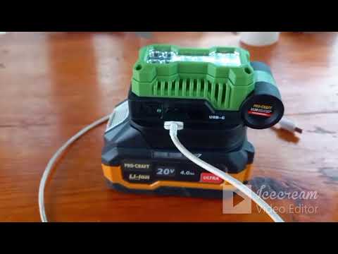 Видео: Огляд адаптера і світлодіодного прожектора Procraft LL20