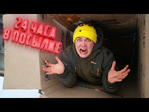 Видео: 24 часа в коробке. Отправили по почте в другую страну!