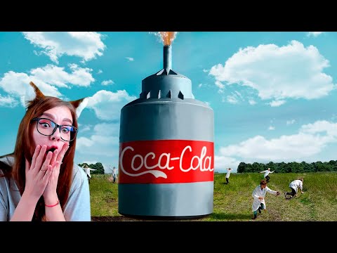 Видео: 10 000 ЛИТРОВ КОКА-КОЛЫ И МЕНТОСА РЕАКЦИЯ НА МАМИКСА