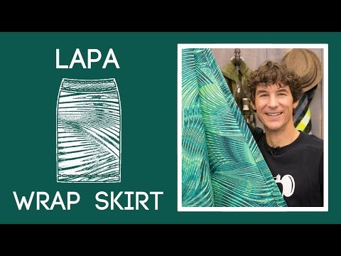Видео: Lapa: юбка с лёгким запахом и поясом
