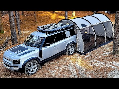 Видео: 💰 КЕМПИНГ НА МИЛЛИОН ДОЛЛАРОВ ?? 🚀HI-TECH FUTURE OUTDOOR LIMITED / Land Rover DEFENDER